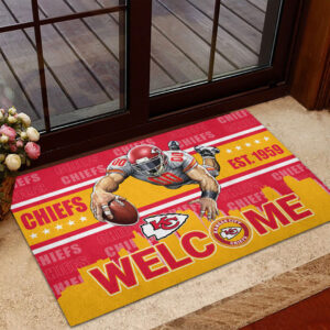 Kansas City Chiefs Custom Doormat - HOATT12844