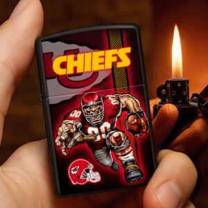 Kansas City Chiefs Zippo Lighter Case (No Insert) - HOATT13011