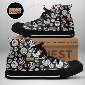 KISS	High Top Canvas Shoes - TANTN 10993