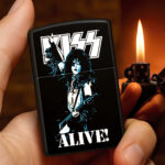 KISS x The Starchild ALIVE! Zippo Lighter Case (No Insert) - TANTN16469