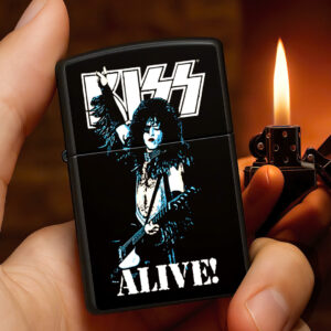KISS x The Starchild ALIVE! Zippo Lighter Case (No Insert) - TANTN16469