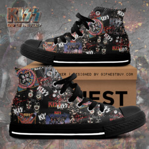 KISS High Top Canvas Shoes - TANTN 1419