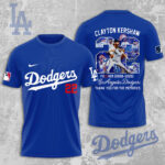 Los Angeles Dodgers x Clayton Kershaw 3D Apparel - TMTHU1083