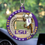 LSU Tigers Football Custom shape 2-sided Acrylic Car Ornament – HOATT13131