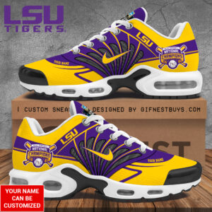 Personalized LSU Tigers Baseball Air Max Shoes - TANTN 14032