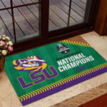 LSU Tigers Baseball 2025 National Champions Doormat – MAITM 11739