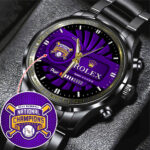 LSU Tigers Baseball 2025 National Champions x Rolex Black Stainless Steel Watch – MAITM 12012
