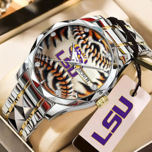 LSU Tigers Baseball Alloy Luxury Quartz Watch - GNE 3818