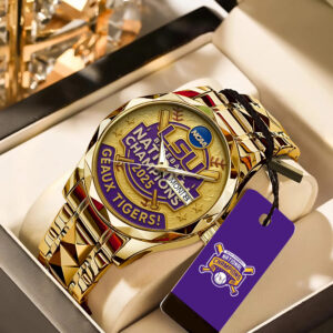 LSU Tigers Baseball Alloy Luxury Quartz Watch - TANTN 14047