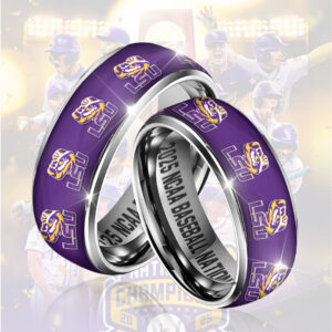 LSU Tigers Baseball Custom Alloy Ring - TANTN 14085