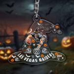 Las Vegas Raiders Custom Shape 1-side Printed Acrylic Keychain - HOATT12980