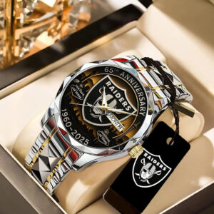 Las Vegas Raiders Alloy Luxury Quartz Watch - TANTN 15290