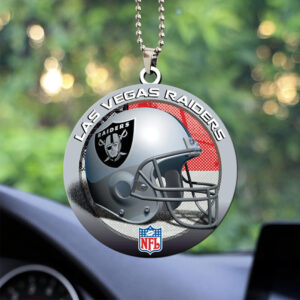 Las Vegas Raiders Custom Shape 2-sided Acrylic Car Ornament – TANTN16297