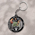 Las Vegas Raiders Custom Shape 2-sided Keychain - HOATT12697