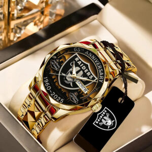 Las Vegas Raiders Alloy Luxury Quartz Watch - TANTN15907