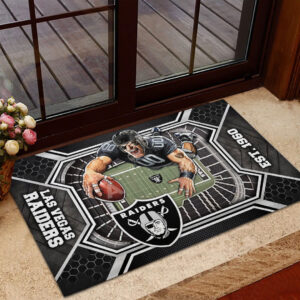 Las Vegas Raiders Custom Doormat - HOATT12624