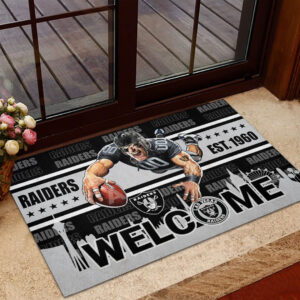Las Vegas Raiders Custom Doormat - HOATT12845