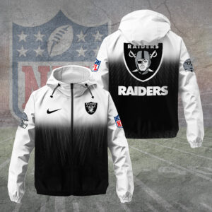 Las Vegas Raiders 3D Windbreaker Jacket - TANTN15753