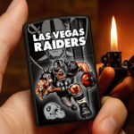 Las Vegas Raiders Zippo Lighter Case (No Insert) - HOATT13012