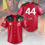 Lewis Hamilton x Scuderia Ferrari Baseball Jersey - MAITM 10034