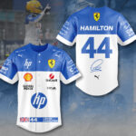 Lewis Hamilton x Scuderia Ferrari Baseball Jersey - MAITM 10948