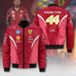 Lewis Hamilton x Scuderia Ferrari 3D Bomber Jacket - MAITM 10260