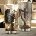 Lion Cross Resurrection Christian Tumbler Cup - TANTN16188