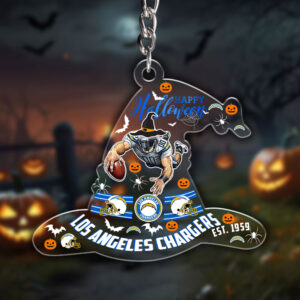 Los Angeles Chargers Custom Shape 1-side Printed Acrylic Keychain - HOATT12981