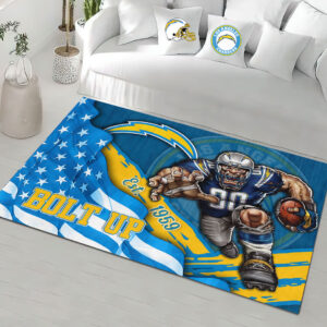 Los Angeles Chargers Rectangular Rug - HOATT13167