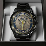 Los Angeles Dodgers 2025 Black Stainless Steel Watch - TANTN16145