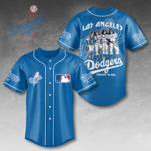 Los Angeles Dodgers x KISS Baseball Jersey - HOATT13412