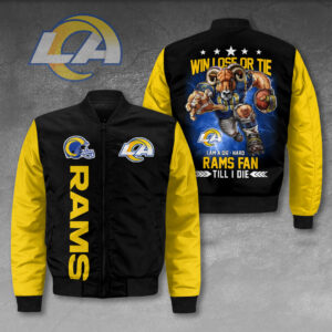 Los Angeles Rams 3D Bomber Jacket - HOATT12814