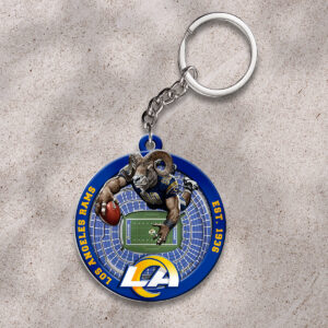 Los Angeles Chargers Custom Shape 2-sided Keychain - HOATT12699