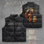 Megadeth 3D Sleeveless Down Jacket – TMTHU1155