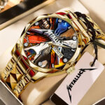 Metallica Alloy Luxury Quartz Watch - TMTHU 038
