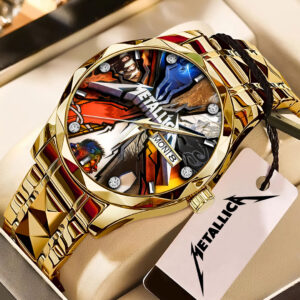 Metallica Alloy Luxury Quartz Watch - TMTHU 038