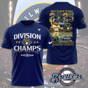 Milwaukee Brewers 3D Apparel - TMTHU1089