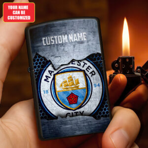 Personalized Manchester City Zippo Lighter Case (No Insert) - TANTN16393