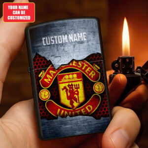 Personalized Manchester United Zippo Lighter Case (No Insert) - TANTN16394