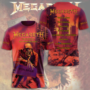 Megadeth 3D Apparel - HOATT13393