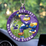 Melbourne Storm Custom Shape 2-sided Acrylic Car Ornament – HOATT13373