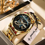 Metallica Alloy Luxury Quartz Watch - GNE 3942