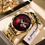 Metallica Alloy Luxury Quartz Watch - GNE 4008