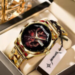 Metallica Alloy Luxury Quartz Watch - GNE 4009