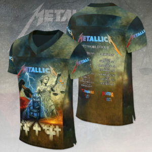 Metallica 3D Football Jersey - HOATT 11920