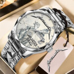 Metallica Alloy Luxury Quartz Watch - HOATT 11677