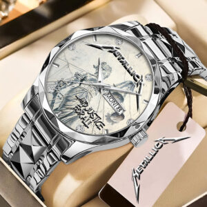 Metallica Alloy Luxury Quartz Watch - HOATT 11677