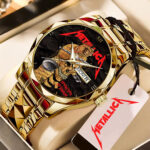 Metallica Alloy Luxury Quartz Watch - HOATT 11981