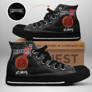 Metallica High Top Canvas Shoes - GNE 3497