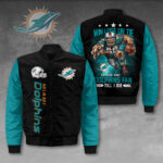 Miami Dolphins 3D Bomber Jacket - HOATT12815